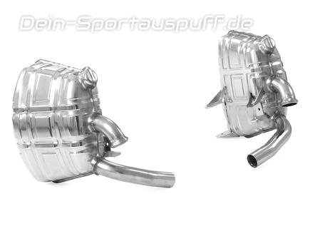 GSC German Special Customs Edelstahl Duplex Sportauspuff Porsche 911 996 (Bj 1998-2004) für originalen Endrohrausgang