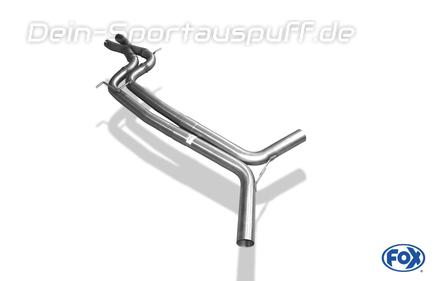 Fox Edelstahl Vorschalldämpfer-Ersatzrohr Audi S5 B8 8T quattro Coupe 3.0