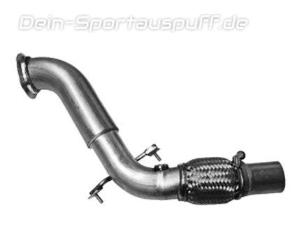 Bastuck Edelstahl Downpipe mit Kat-Ersatzrohr BMW 3er F30 F31 1.6l Turbo