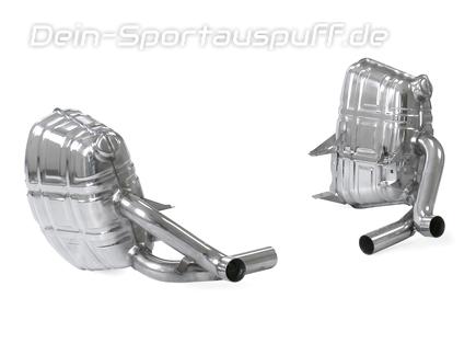 GSC German Special Customs Edelstahl Duplex Sportauspuff Porsche 911 997 (Bj 2004-2012) für originalen Endrohrausgang