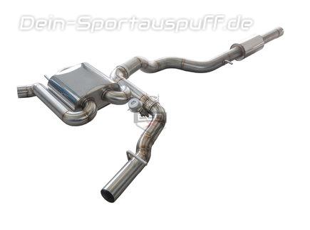 EGO-X Edelstahl Duplex Sportauspuff-Komplettanlage ab Kat mit Klappensteuerung Ø76mm 3 Zoll Renault Clio 4 RS inkl. Trophy (Euro 6) für originale Endrohre