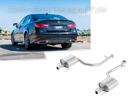 Borla S-TYPE Edelstahl Duplex Sportauspuff Lexus GS 350 Bj.2012-17 für originalen Endrohrausgang