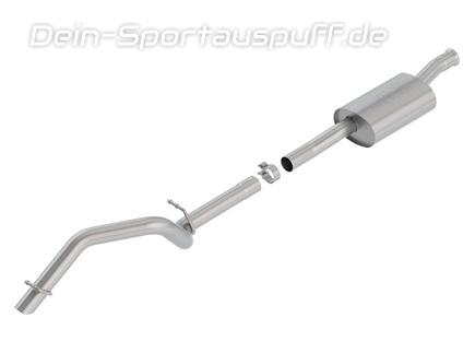 Borla S-TYPE Edelstahl Komplettanlage ab Kat Jeep Wrangler JL 4-Tür ab Bj.2018 Dieseloptik-Endrohr
