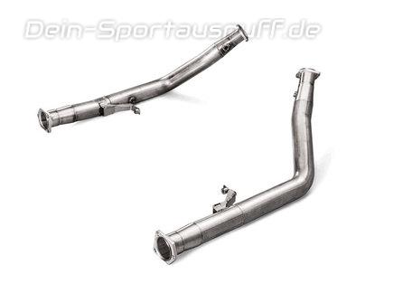 Akrapovic Edelstahl Downpipe mit Kat-Ersatzrohr Mercedes G-Klasse G63 AMG W463