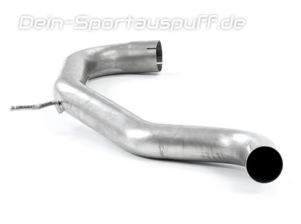 BULL-X Edelstahl Ø76mm Mittelschalldämpfer-Ersatzrohr VW Scirooco 3 (Typ 13)