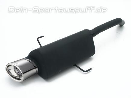 Ulter Sportauspuff Alfa Romeo 156 Lim., Sportwagon 10/97- 120x80mm oval eingerollt gerade mit Absorber
