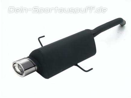Ulter Sportauspuff Alfa Romeo GT 2004- 95x65mm oval eingerollt gerade mit Absorber