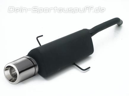 Ulter Sportauspuff Alfa Romeo GT 2004- 100mm rund eingerollt gerade mit Absorber