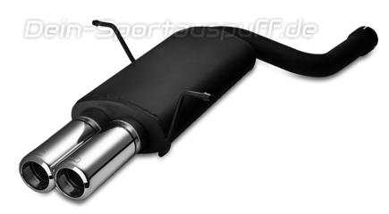 Ulter Sportauspuff BMW 3er E46 Lim., Touring, Coupe 98-> 2x80mm rund eingerollt