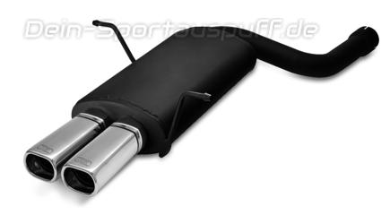 Ulter Sportauspuff BMW 3er E46 Lim., Touring, Coupe 98-> 2x80x65mm rechteckig