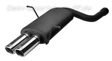 Ulter Sportauspuff BMW 3er E46 Lim., Touring, Coupe 98-> 2x70mm rund eingerollt