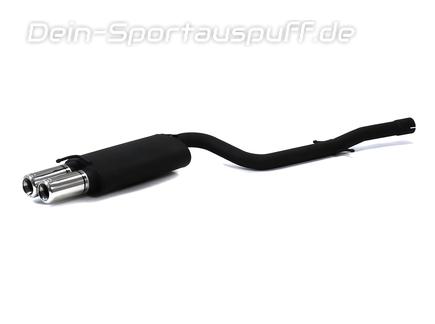 Ulter Sportauspuff BMW 3er E46 Lim., Touring, Coupe 99-05 80mm rund eingerollt gerade mit Absorber