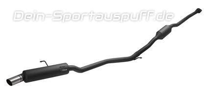 Ulter Edelstahl Sportauspuffanlage inkl. Katalysator Citroen SAXO VTS 60mm rund scharf gerade ohne Absorber