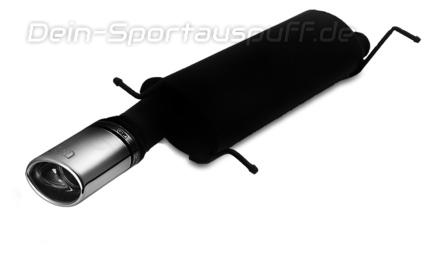 Ulter Sportauspuff Citroen XSARA Fließheck 07/97-02/99 95x65mm oval eingerollt gerade mit Absorber