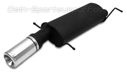 Ulter Sportauspuff Citroen XSARA Fließheck 07/97-02/99 100mm rund eingerollt gerade mit Absorber
