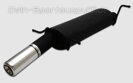 Ulter Sportauspuff Citroen XSARA Fließheck 03/99- 80mm rund eingerollt gerade mit Absorber