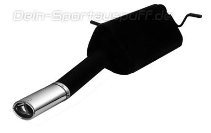 Ulter Sportauspuff Citroen C4 Fließheck 3-türig 2004- 120x80mm oval eingerollt abgeschrägt mit Absorber