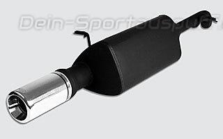 Ulter Sportauspuff Daewoo NUBIRA I Fließheck 97-05/99 80mm rund eingerollt gerade mit Absorber