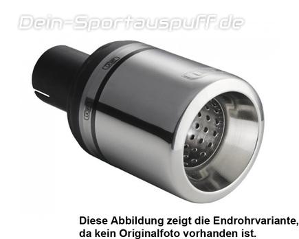 Ulter Sportauspuff Daewoo NUBIRA I Fließheck 97-05/99 100mm rund eingerollt gerade mit Absorber