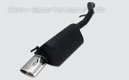 Ulter Sportauspuff Fiat STILO Fließheck 3-, 5-türig 2001- 95x65mm oval eingerollt abgeschrägt mit Absorber