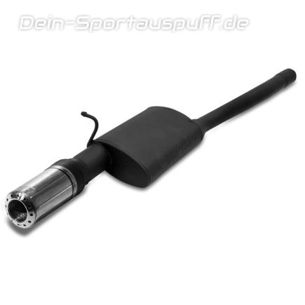 Ulter Sportauspuff Ford FOCUS 1 Kombi 98-2005 100mm rund mit Lochprägung gerade mit Absorber