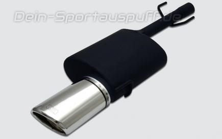 Ulter Sportauspuff Ford PUMA 97- 120x80mm oval eingerollt gerade mit Absorber
