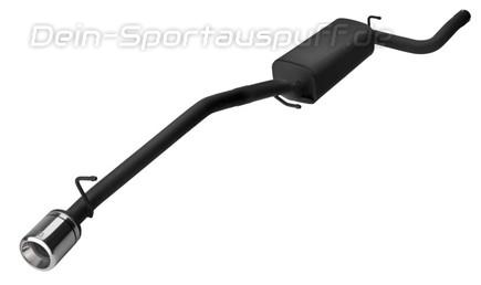 Ulter Sportauspuff Ford FOCUS 2 Lim. 2005- 80mm rund eingerollt gerade mit Absorber