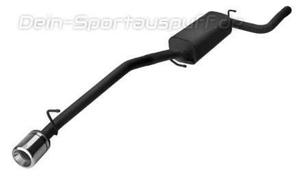 Ulter Sportauspuff Ford FOCUS 2 Lim. 2005- 100mm rund eingerollt gerade mit Absorber