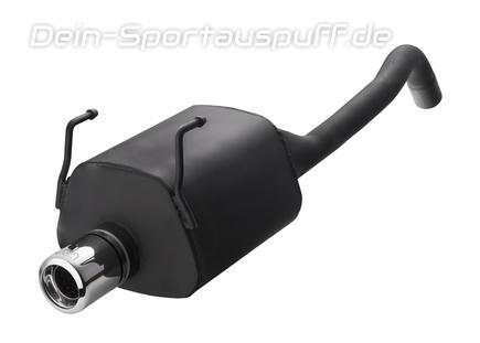 Ulter Sportauspuff Ford KA 2 2008- 80mm rund eingerollt gerade mit Absorber