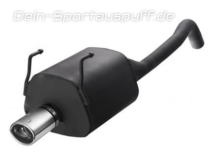 Ulter Sportauspuff Ford KA 2 2008- 95x65mm oval eingerollt gerade mit Absorber