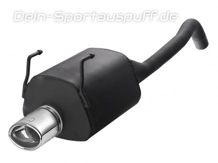 Ulter Sportauspuff Ford KA 2 2008- 120x80mm oval eingerollt gerade mit Absorber