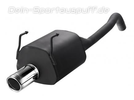 Ulter Sportauspuff Ford KA 2 2008- 70mm rund eingerollt abgeschrägt mit Absorber