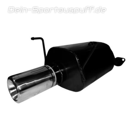 Ulter Sportauspuff Honda CRX DEL SOL 09/92- 100mm rund eingerollt gerade mit Absorber
