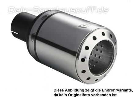Ulter Sportauspuff Honda CRX DEL SOL 09/92- 100mm rund mit Lochprägung gerade mit Absorber