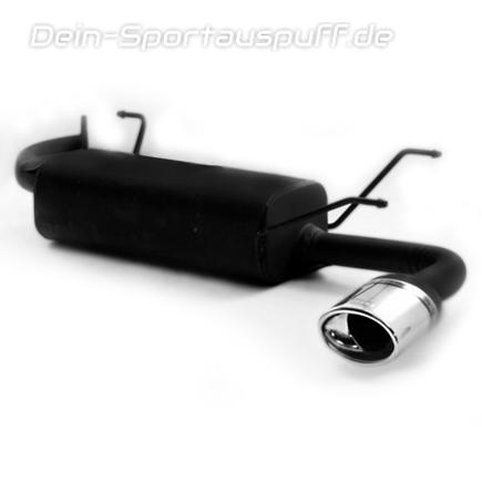 Ulter Sportauspuff Mazda MX5 NB 98- 120x80mm oval eingerollt gerade mit Absorber