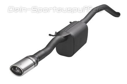 Ulter Sportauspuff Mercedes A-Klasse, B-Klasse 2005- 95x65mm oval eingerollt gerade mit Absorber