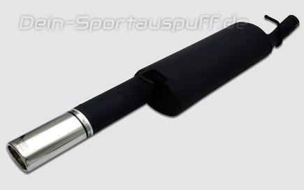 Ulter Sportauspuff Opel VECTRA A Fließheck 88-95 100mm rund eingerollt gerade mit Absorber
