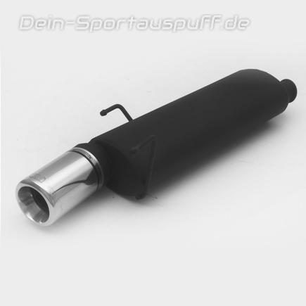 Ulter Sportauspuff Peugeot 306 Fließheck 94-01 80mm rund eingerollt gerade mit Absorber
