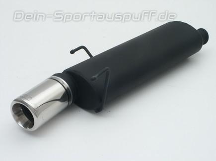 Ulter Sportauspuff Peugeot 306 Fließheck 94-01 100mm rund eingerollt gerade mit Absorber
