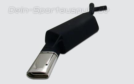 Ulter Sportauspuff Renault Megane Classic Lim. 95-10/02 145x75mm flachoval eingerollt abgeschrägt mit Absorber
