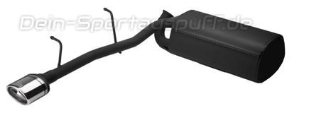 Ulter Sportauspuff Renault LAGUNA 2 02/2001- 95x65mm oval eingerollt gerade mit Absorber