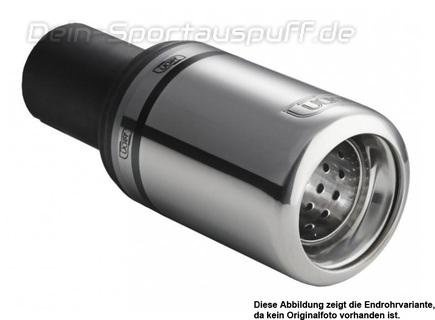 Ulter Sportauspuff Suzuki SWIFT Fließheck 89-05 80mm rund eingerollt gerade mit Absorber
