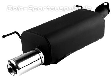 Ulter Sportauspuff Suzuki SWIFT 05- 80mm rund eingerollt gerade mit Absorber
