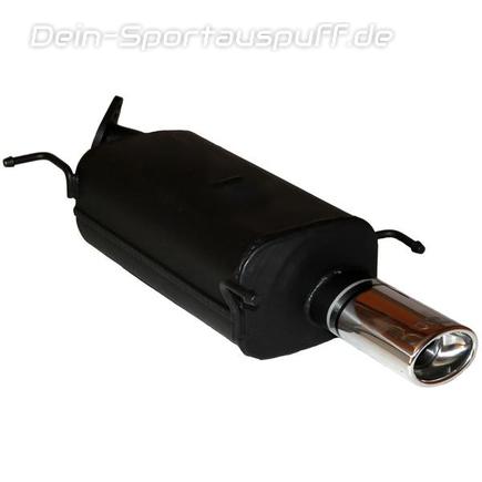 Ulter Sportauspuff Suzuki SWIFT 05- 95x65mm oval eingerollt gerade mit Absorber