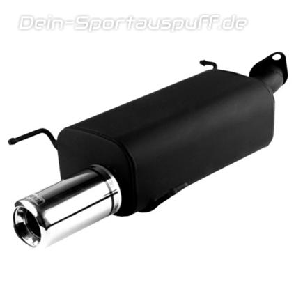 Ulter Sportauspuff Suzuki SWIFT 05- 100mm rund eingerollt gerade mit Absorber