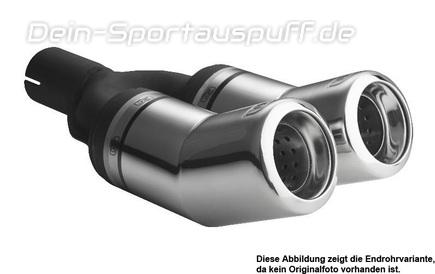 Ulter Sportauspuff Suzuki SWIFT Fließheck 89-05 80mm DTM rund eingerollt gerade mit Absorber