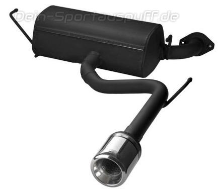 Ulter Sportauspuff Toyota CELICA T-SPORT T23 00- 100mm rund eingerollt gerade mit Absorber