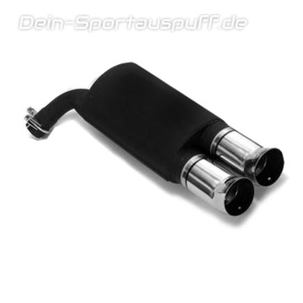 Ulter Sportauspuff Toyota COROLLA E11 Fließheck 97-01 80mm DTM rund scharf abgeschrägt ohne Absorber