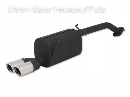 Ulter Sportauspuff Toyota AURIS 07- 70mm rund eingerollt abgeschrägt mit Absorber