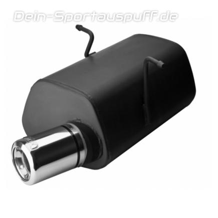 Ulter Sportauspuff Mini ONE, COOPER 00- 100mm rund eingerollt gerade mit Absorber